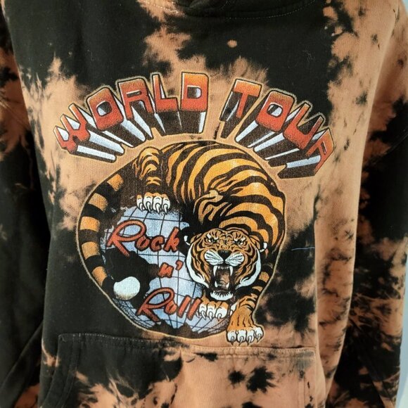 Smart Blanks World Tour Tiger Rock and Roll Hoodie Sweatshirt Medium 13B - Picture 3 of 16